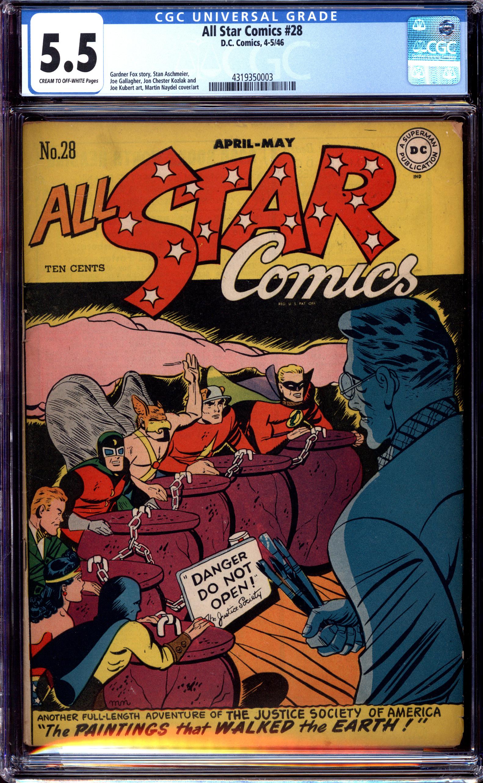 ALL STAR COMICS Front Cover