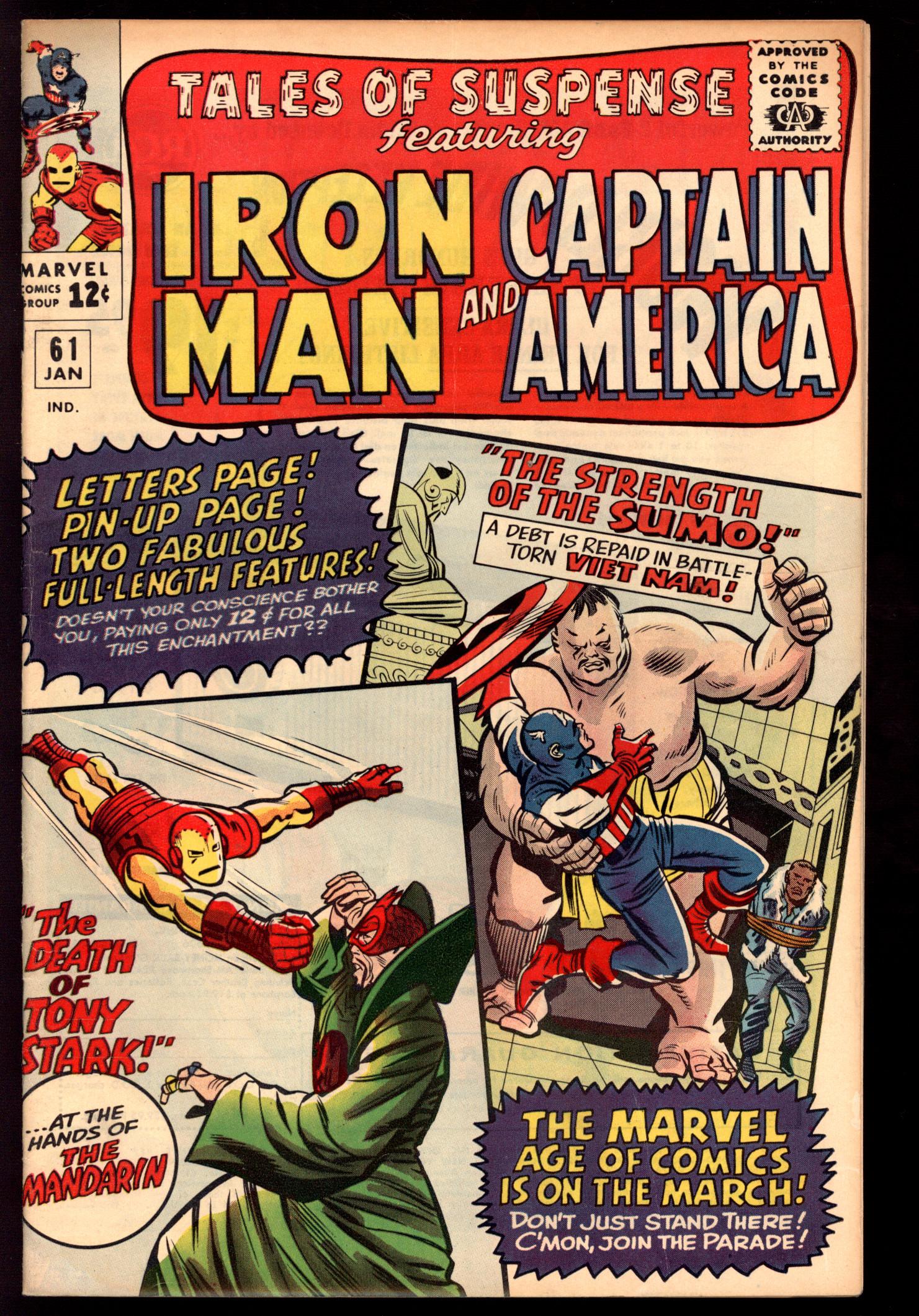 TALES OF SUSPENSE Front Cover