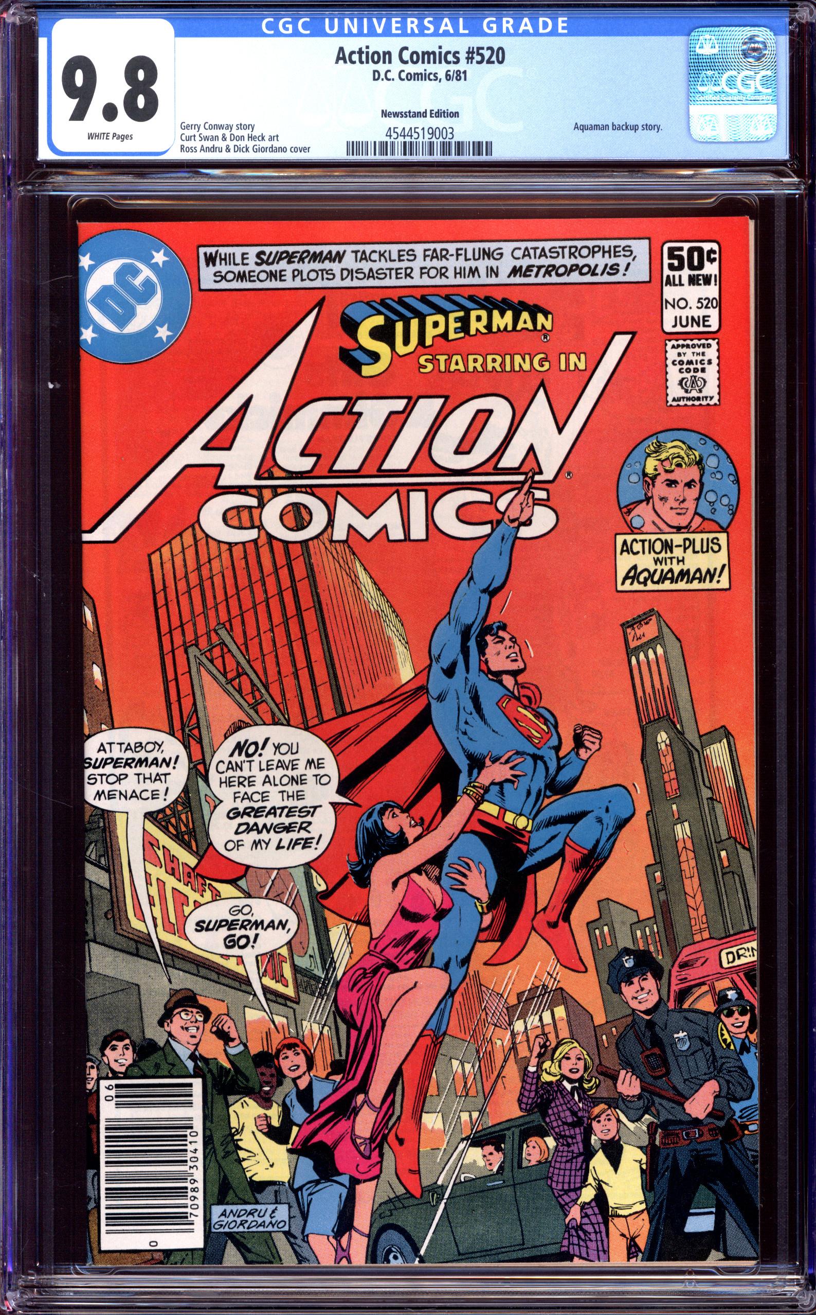 ACTION COMICS Front Cover