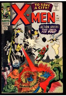 X-MEN #23 4.5 front cover