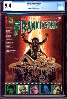 CASTLE OF FRANKENSTEIN #17 CGC 9.4 OW/WH PAGES front cover