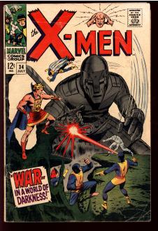 X-MEN #34 3.5 front cover