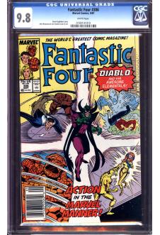 FANTASTIC FOUR #306 CGC 9.8 WHITE PAGES front cover