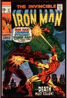 IRON MAN #22 5.5 front cover