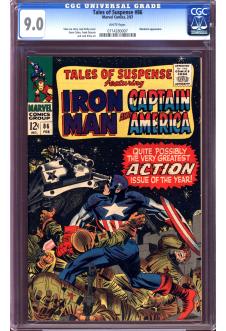 TALES OF SUSPENSE #86 CGC 9.0 WHITE PAGES front cover
