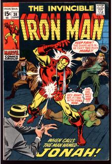 IRON MAN #38 4.5 front cover