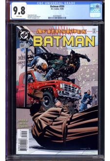 BATMAN #559 CGC 9.8 WHITE PAGES front cover