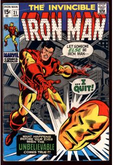 IRON MAN #21 3.0 front cover
