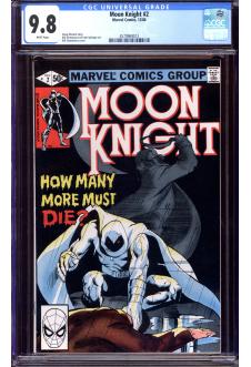 MOON KNIGHT #2 CGC 9.8 WHITE PAGES front cover
