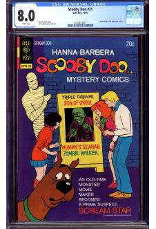 SCOOBY DOO #21 CGC 8.0 WHITE PAGES front cover