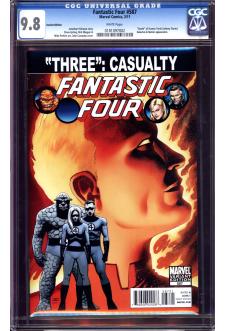 FANTASTIC FOUR #587 CGC 9.8 WHITE PAGES front cover