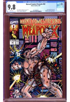 MARVEL COMICS PRESENTS #82 CGC 9.8 WHITE PAGES front cover