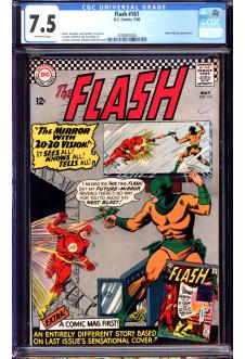 FLASH #161 CGC 7.5 OW PAGES front cover