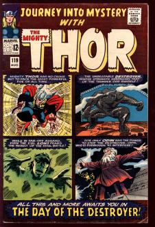 JOURNEY INTO MYSTERY #119 5.5 front cover
