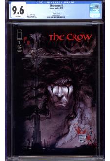 THE CROW #1 CGC 9.6 WHITE PAGES front cover