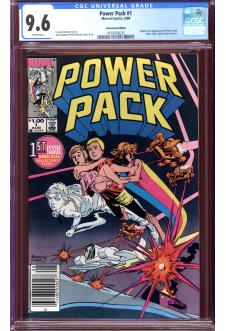POWER PACK #1 CGC 9.6 WHITE PAGES front cover