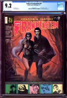 CASTLE OF FRANKENSTEIN #16 CGC 9.2 OW/WH PAGES front cover