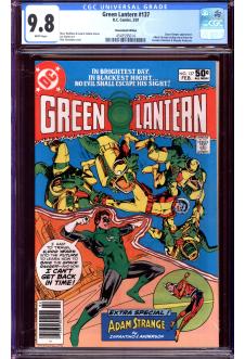 GREEN LANTERN #137 CGC 9.8 WHITE PAGES front cover