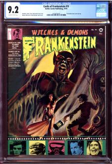 CASTLE OF FRANKENSTEIN #15 CGC 9.2 OW/WH PAGES front cover