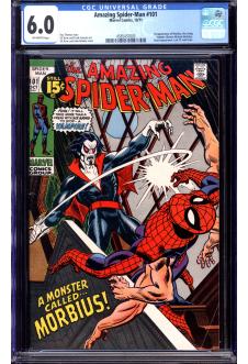 AMAZING SPIDER-MAN #101 CGC 6.0 OW PAGES front cover