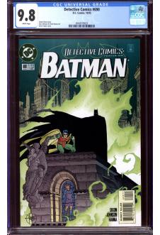 DETECTIVE COMICS #690 CGC 9.8 WHITE PAGES front cover