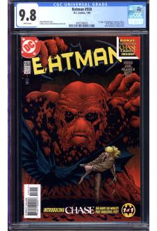 BATMAN #550 CGC 9.8 WHITE PAGES front cover
