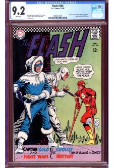 FLASH #166 CGC 9.2 WHITE PAGES front cover