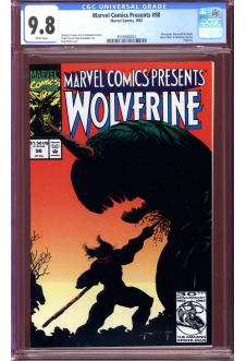 MARVEL COMICS PRESENTS #98 CGC 9.8 WHITE PAGES front cover