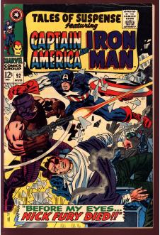 TALES OF SUSPENSE #92 4.5 front cover
