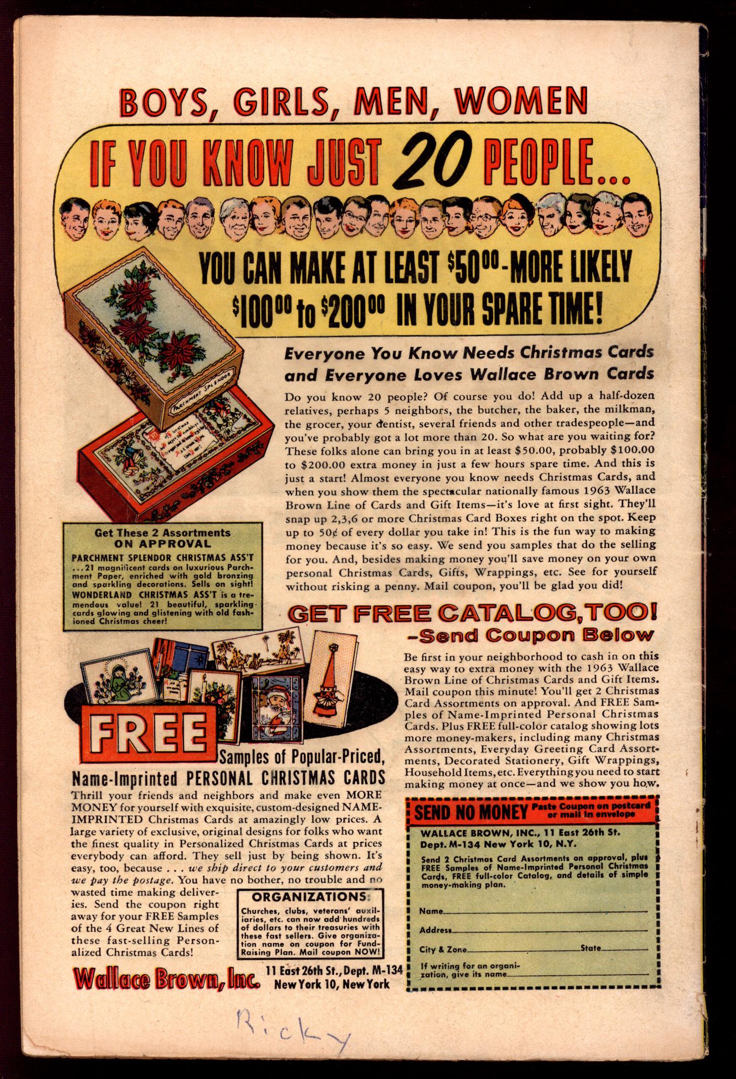 STRANGE TALES Back Cover