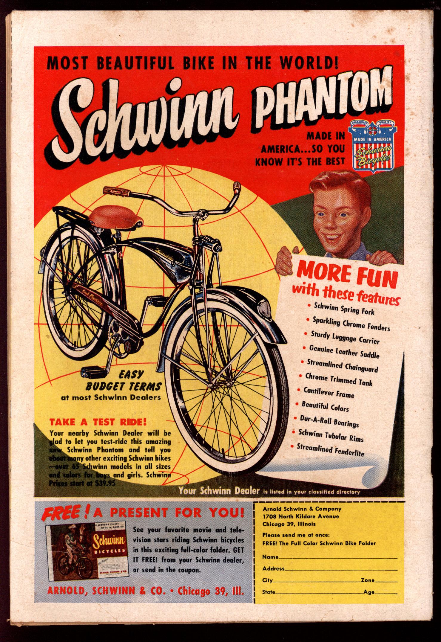 ADVENTURE COMICS Back Cover