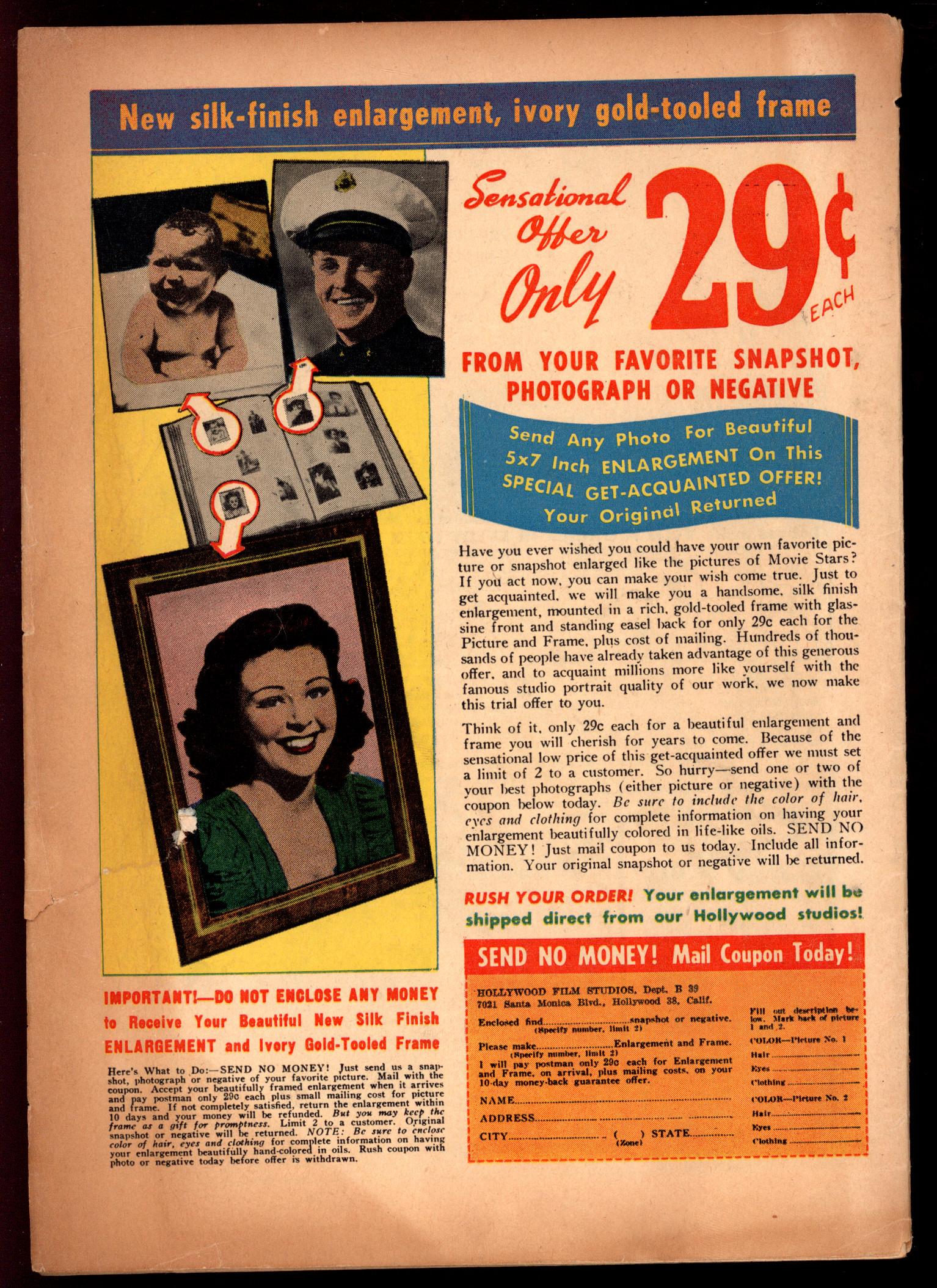 WEIRD SCIENCE Back Cover