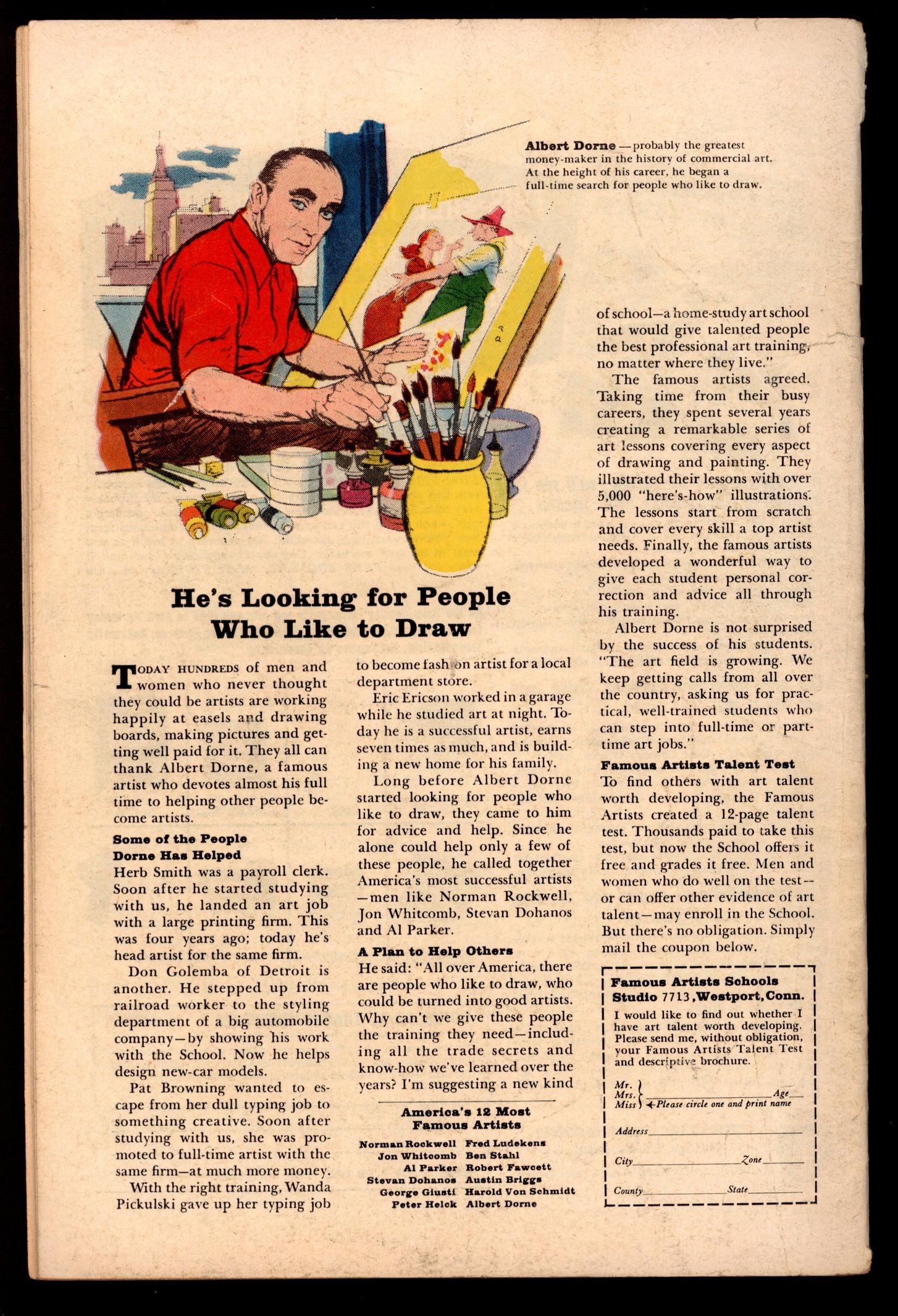 STRANGE TALES Back Cover