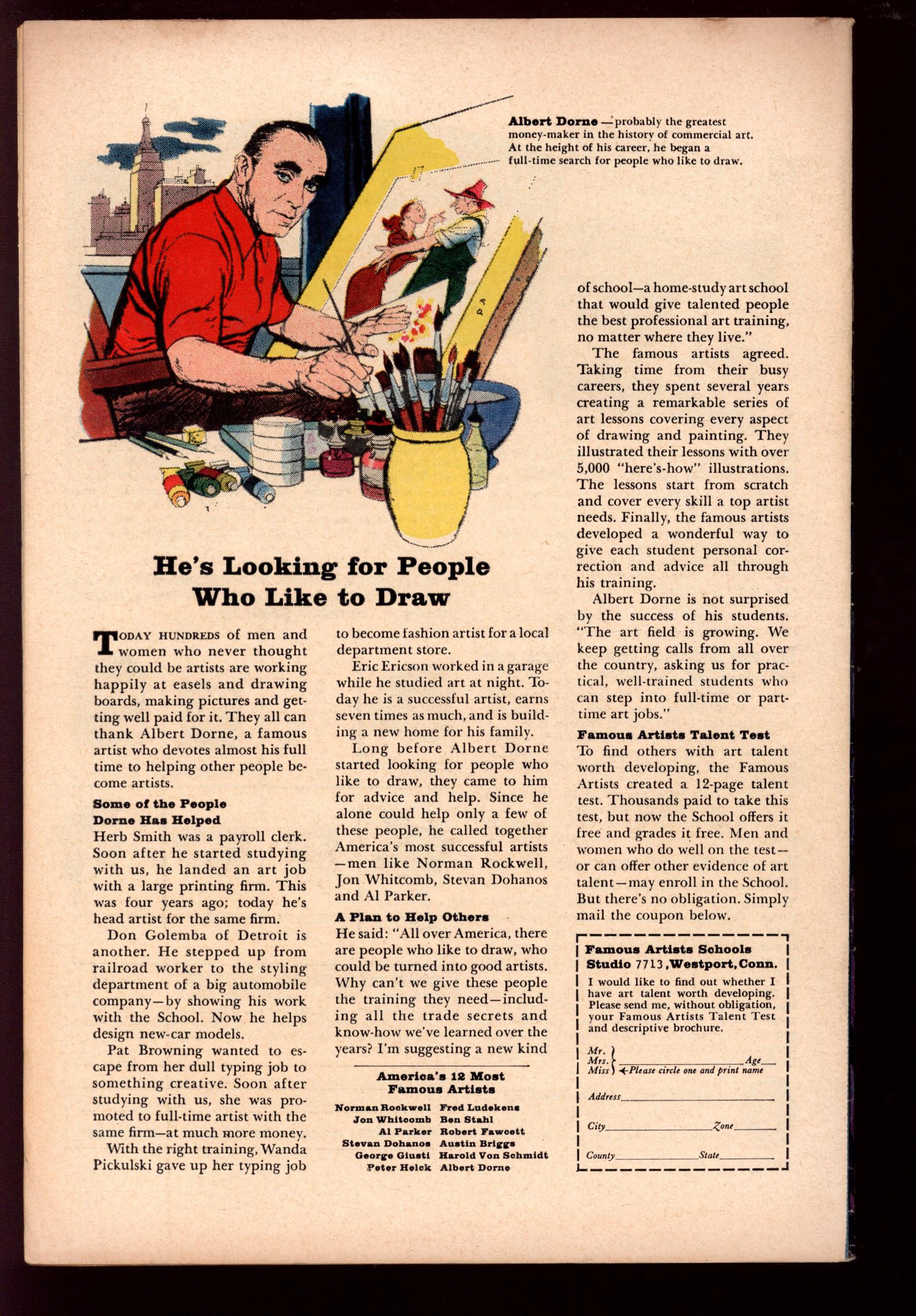 STRANGE TALES Back Cover