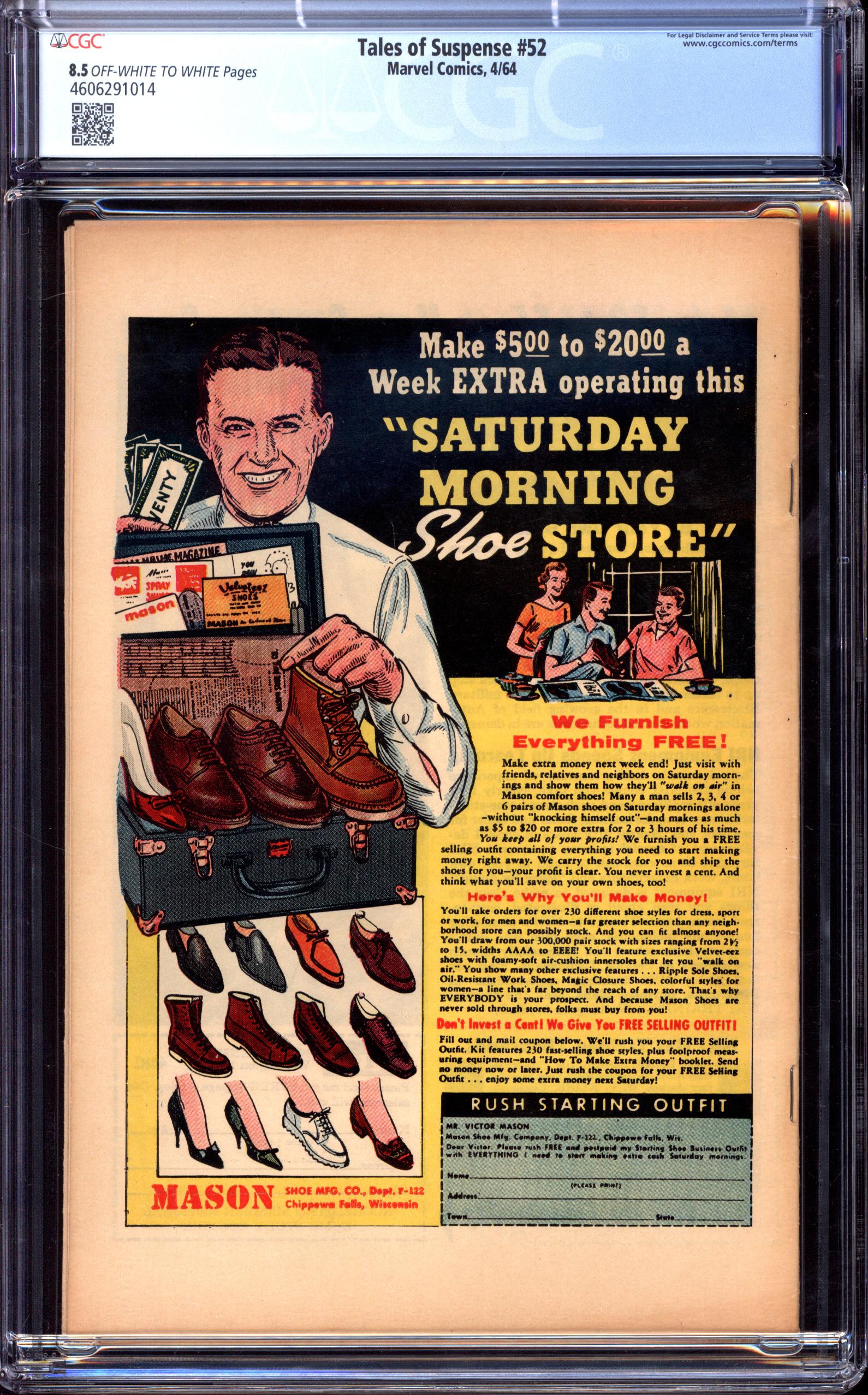 TALES OF SUSPENSE Back Cover