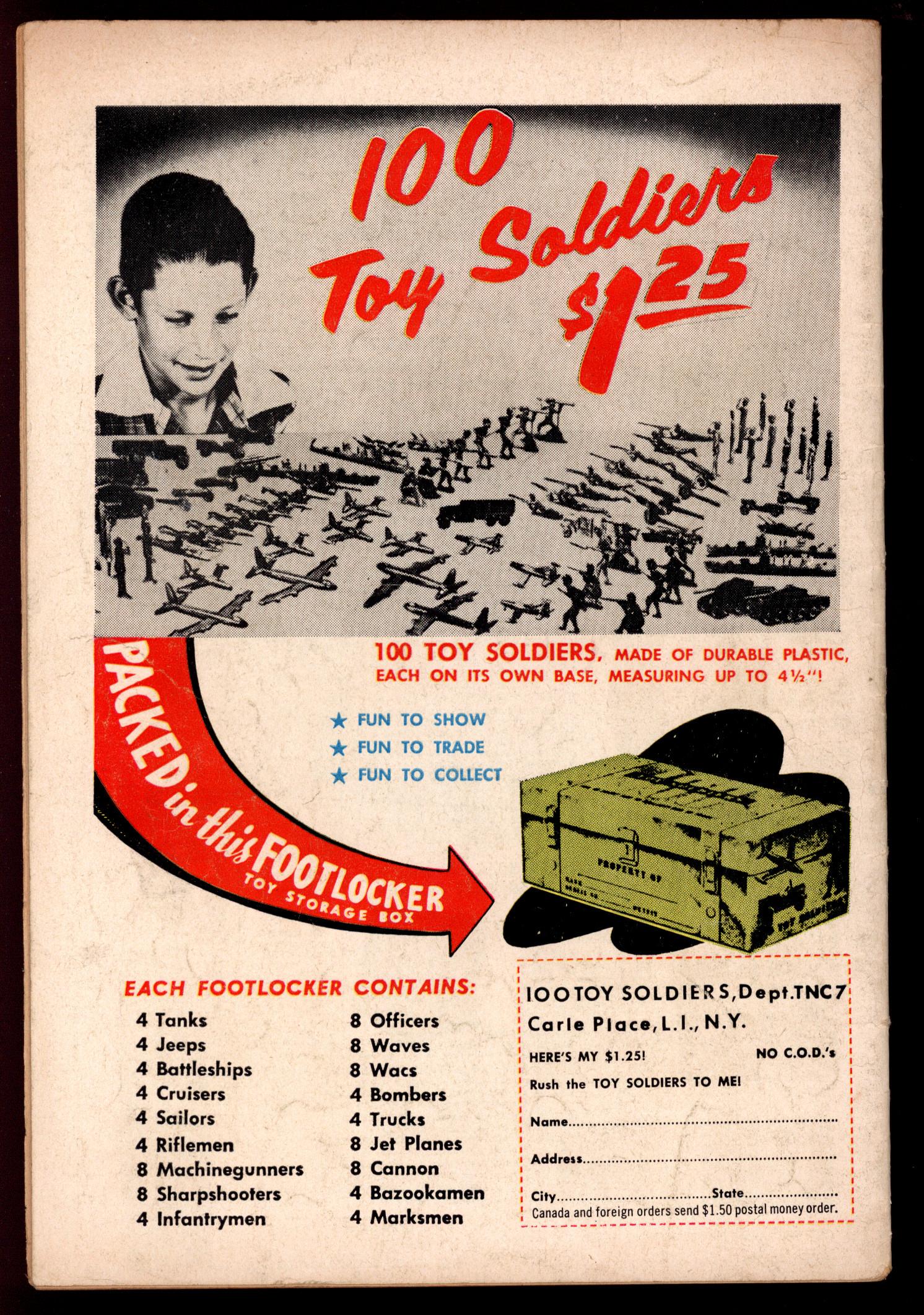 JUSTICE LEAGUE OF AMERICA Back Cover