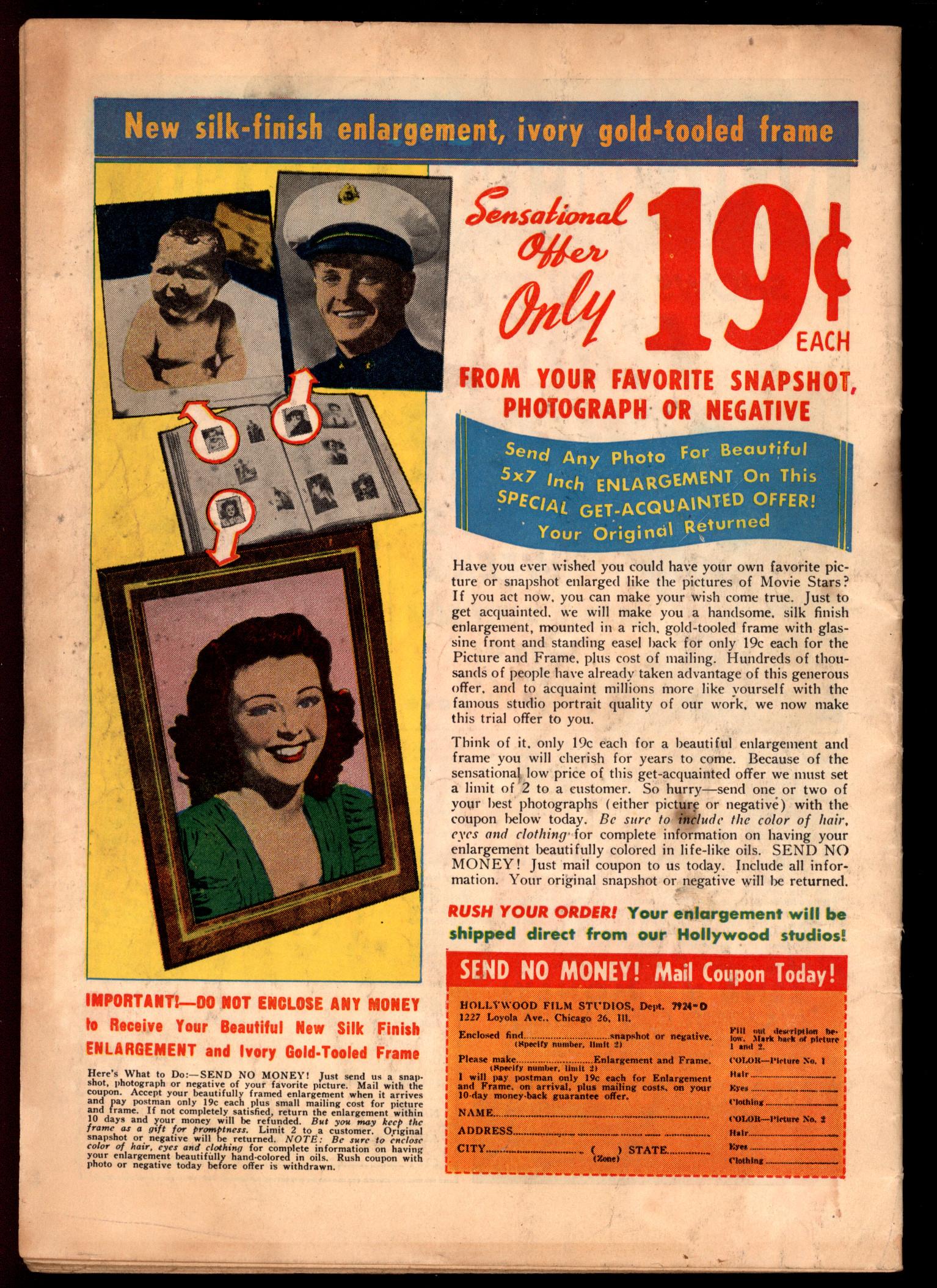 WEIRD SCIENCE Back Cover