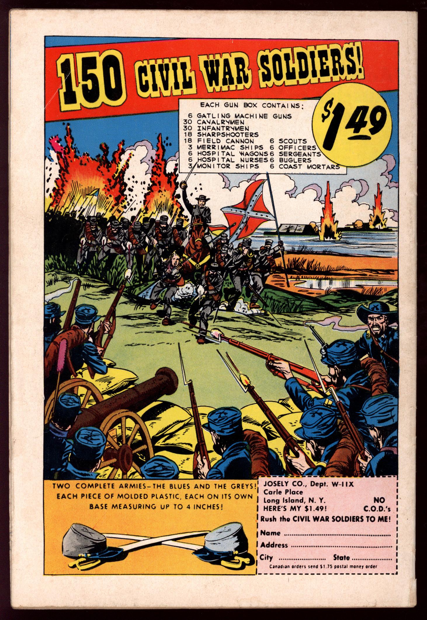 JUSTICE LEAGUE OF AMERICA Back Cover