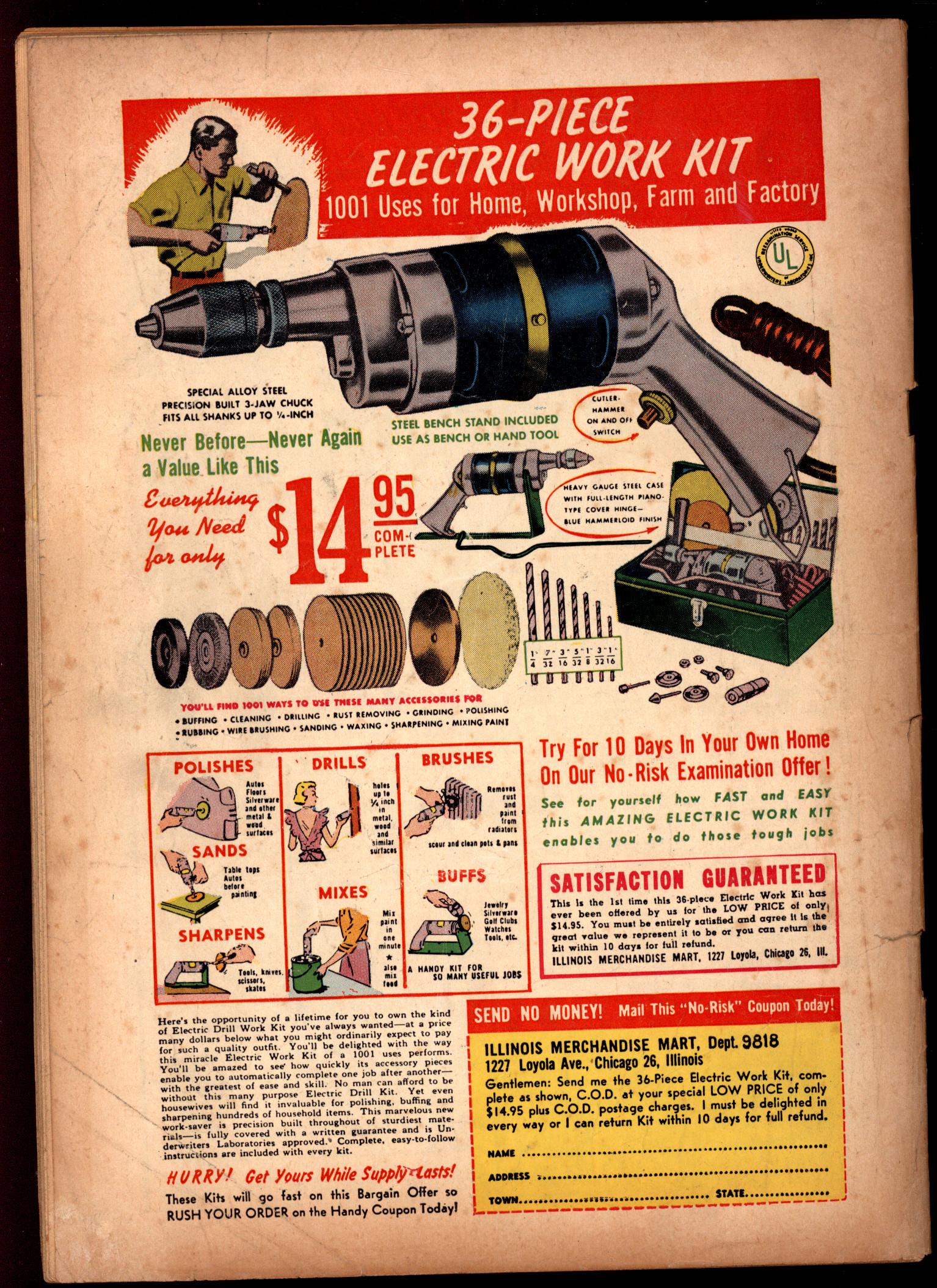 WEIRD SCIENCE Back Cover