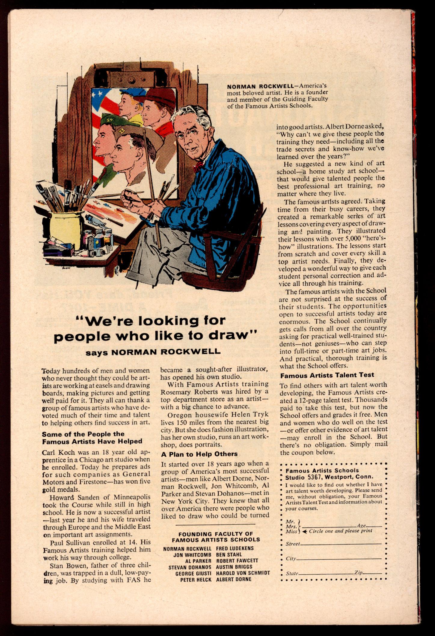 FANTASTIC FOUR Back Cover