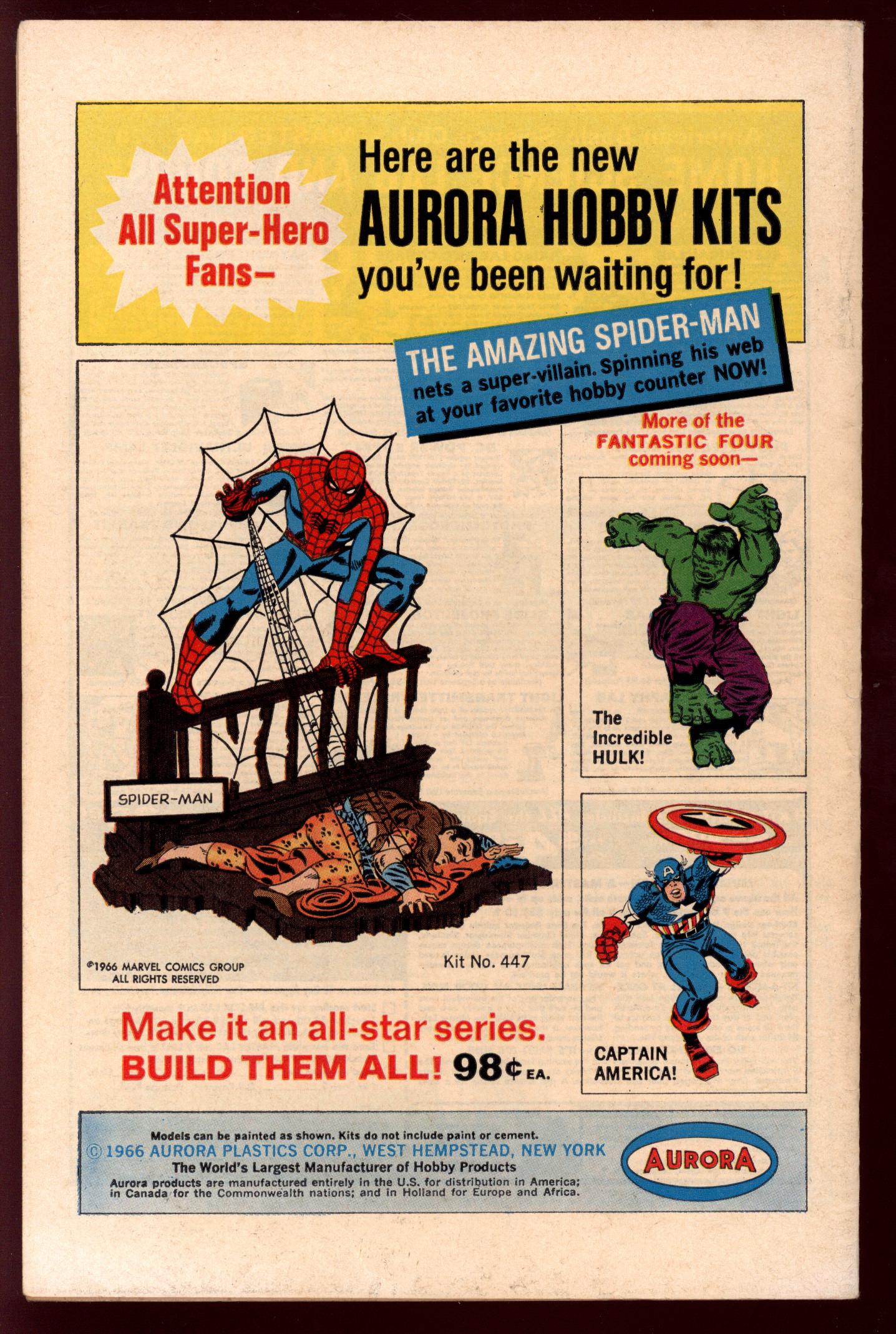 AVENGERS Back Cover