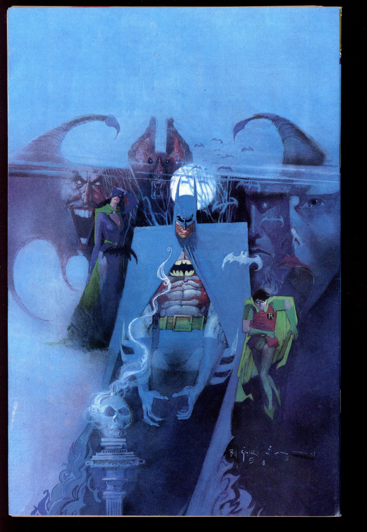BATMAN Back Cover