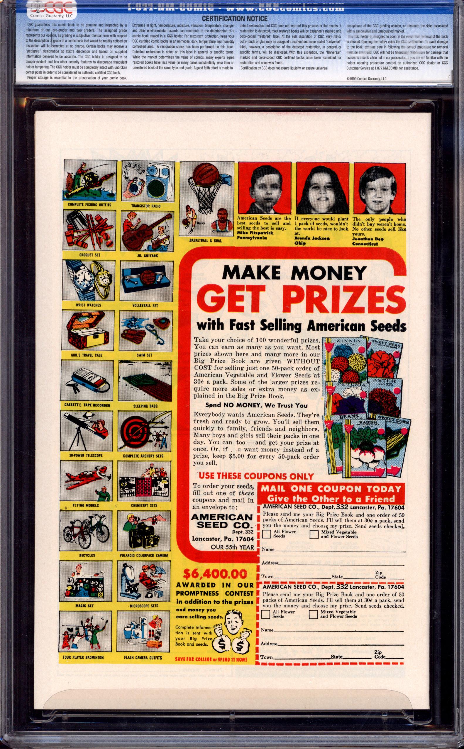 SECRET ORIGINS Back Cover