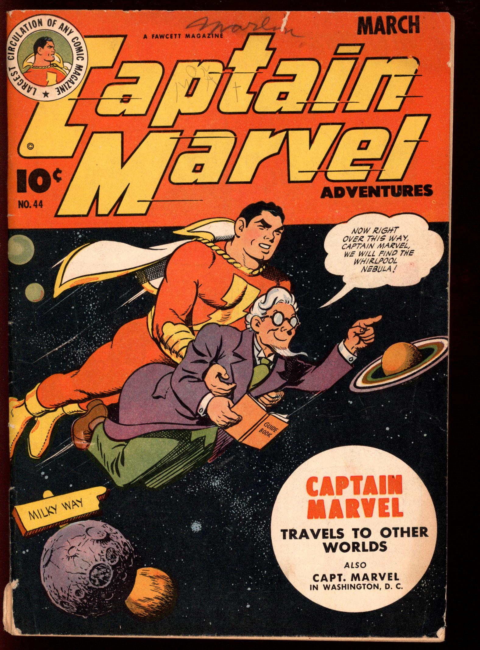 CAPTAIN MARVEL ADVENTURES Front Cover
