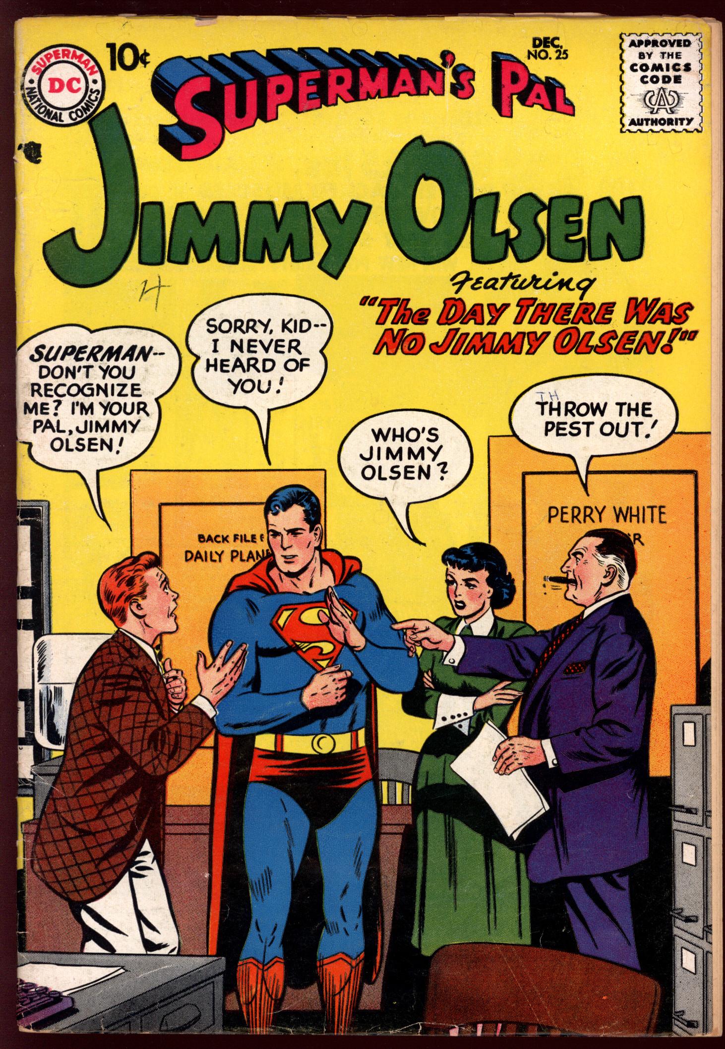 SUPERMAN'S PAL JIMMY OLSEN Front Cover