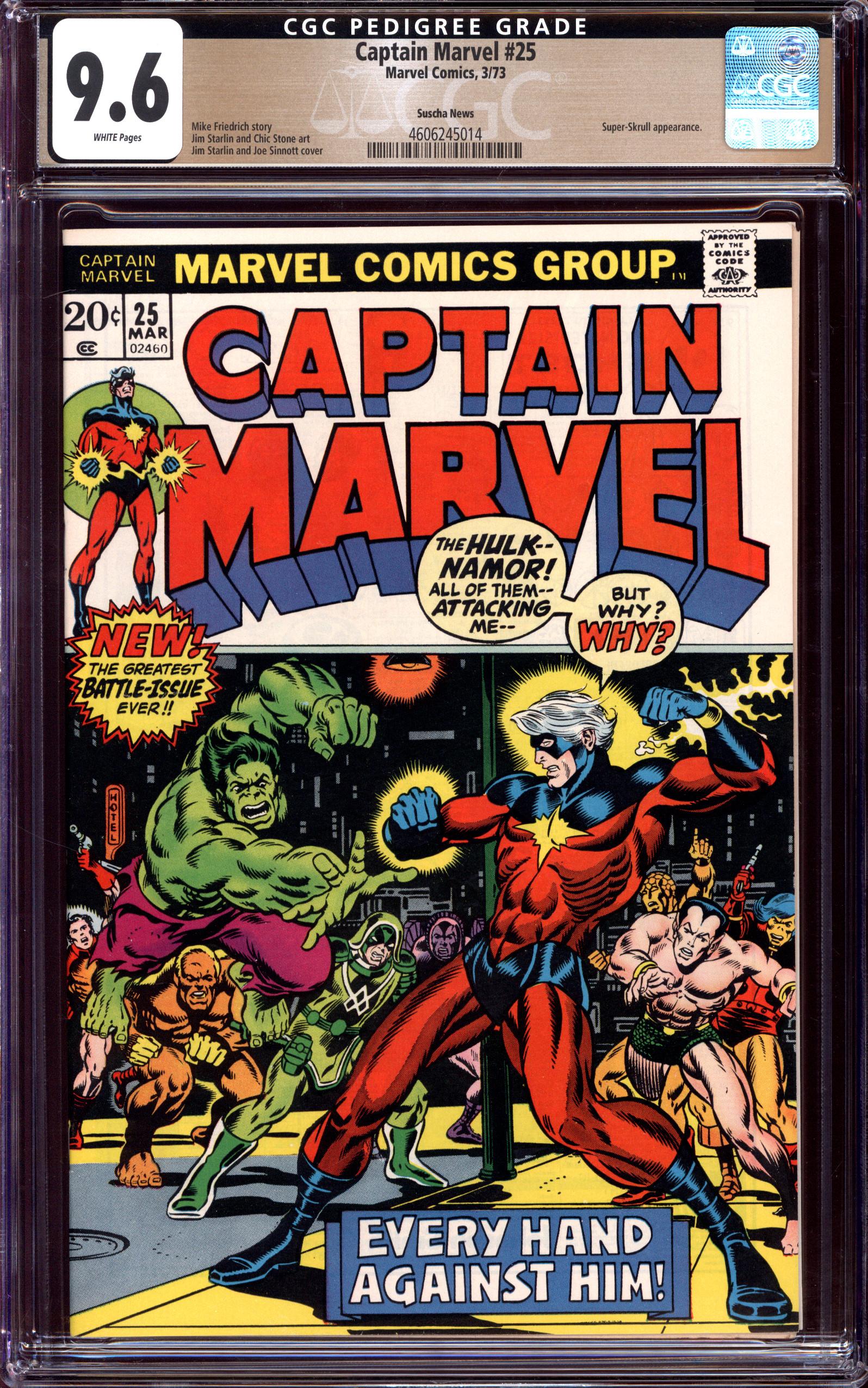 CAPTAIN MARVEL Front Cover