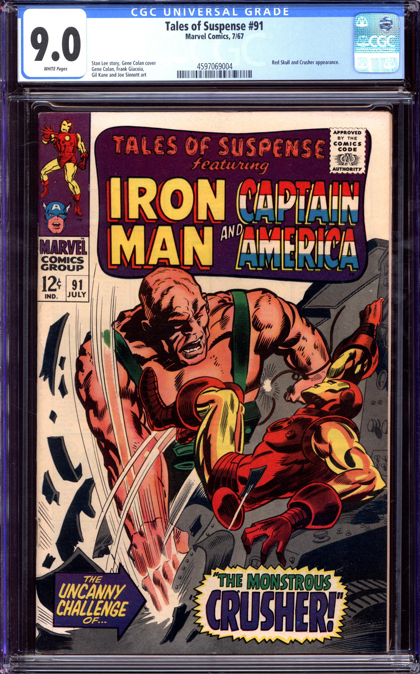 TALES OF SUSPENSE Front Cover