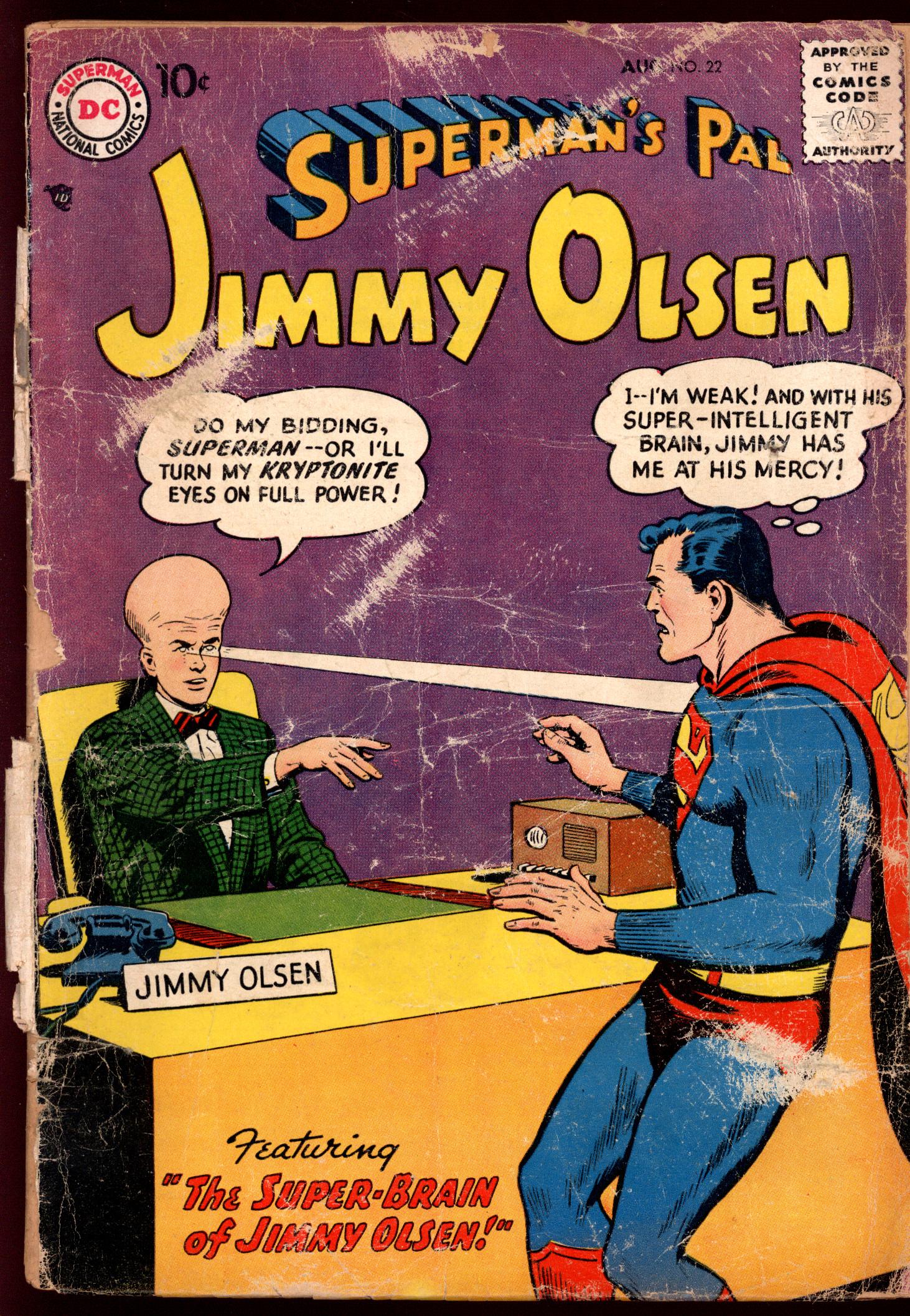 SUPERMAN'S PAL JIMMY OLSEN Front Cover