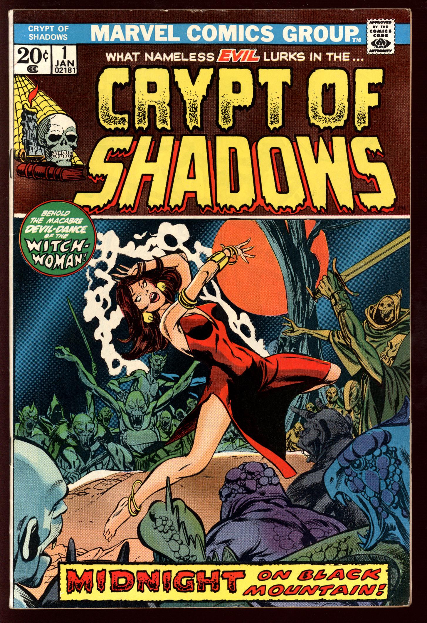 CRYPT OF SHADOWS Front Cover