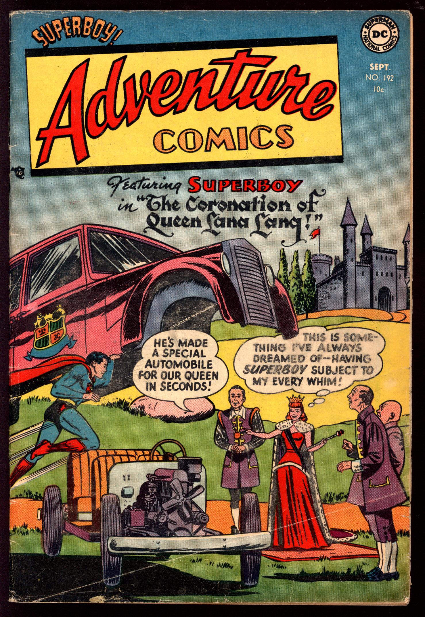 ADVENTURE COMICS Front Cover